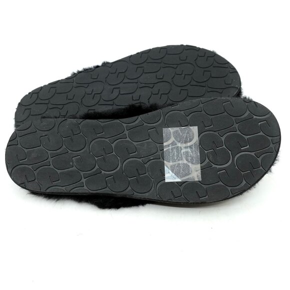 UGG~Fluff Flip Flop II~WOMEN'S SHEARLING LAMB FUR FLIP FLOP SLIDE SANDALS SZ 11 - Picture 6 of 6